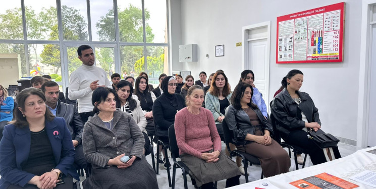 28 aprel 2026-cı il tarixdə ümumtəhsil müəssisələrində çalışan psixoloqlarla görüş keçirilib